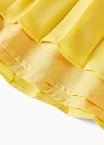 Желтое кэжуал платье рубашка SHEIN однотонное