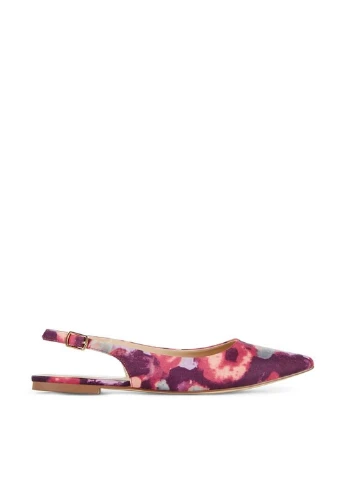 Бордовые босоножки JustFab с ремешком