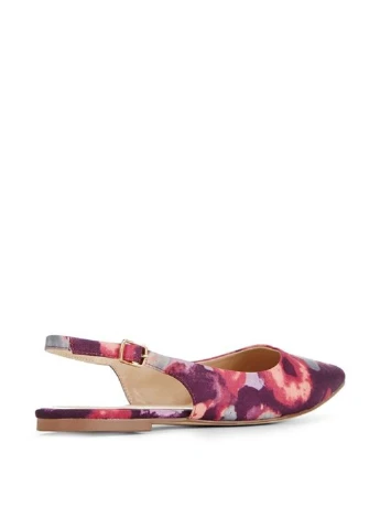 Бордовые босоножки JustFab с ремешком