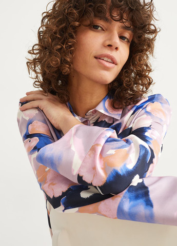 Сиреневая блуза C&A