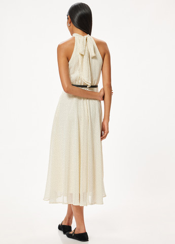 Бежева кежуал сукня а-силует KOTON в горошок