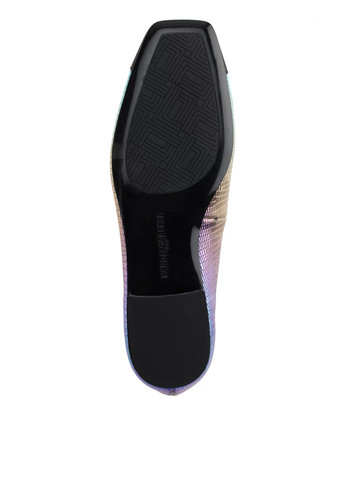 Женские балетки Karl Lagerfeld | комбинированные градиенты без декора искусственная кожа, натуральная кожа (335388941)