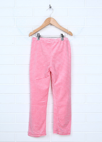 Розовые домашние демисезонные прямые брюки Hello Kitty