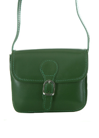 Сумка Diva's Bag кросс боди однотонная зелёная кэжуал