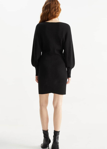 Чорна кежуал сукня футляр C&A однотонна