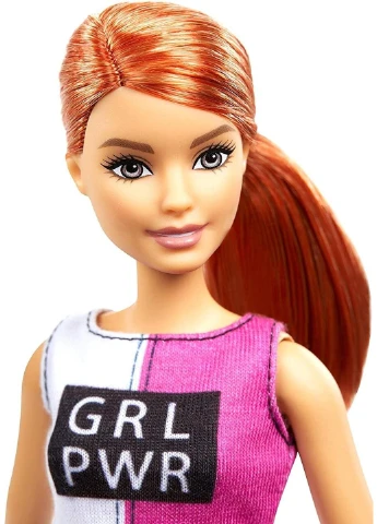 Кукла Barbie Fitness Doll, Red-Haired, with Puppy and 9 Accessories Барби Фитнес (GJG57) Mattel (255665554)