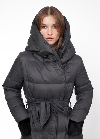 Графітовий зимній Пуховик Basconi