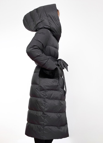 Графітовий зимній Пуховик Basconi