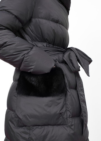 Графітовий зимній Пуховик Basconi