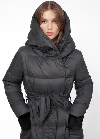 Графітовий зимній Пуховик Basconi