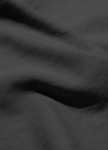 Комбинезон Uniqlo комбинезон-брюки однотонный чёрный кэжуал лен, вискоза