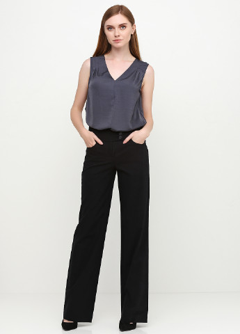 Черные кэжуал летние прямые брюки Stefanie L
