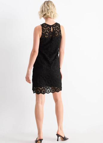 Черное кэжуал платье C&A однотонное