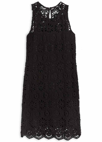 Черное кэжуал платье C&A однотонное