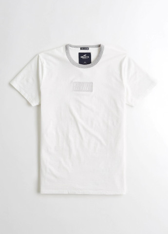 Біла футболка Hollister
