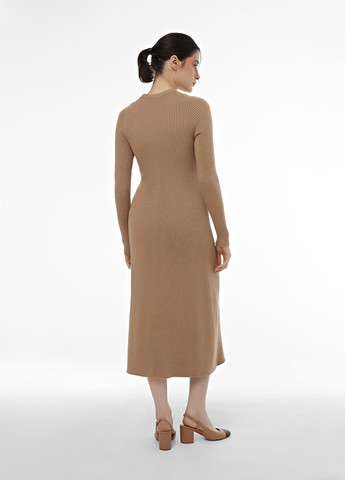 Бежева кежуал сукня Promin однотонна