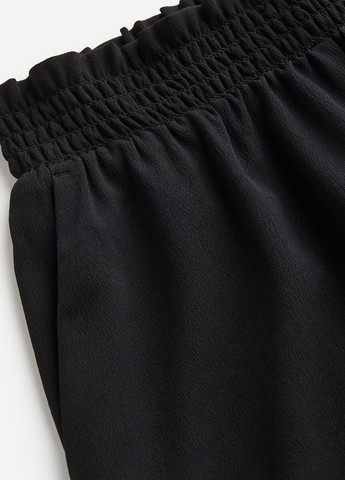 Черные кэжуал летние кюлоты брюки H&M