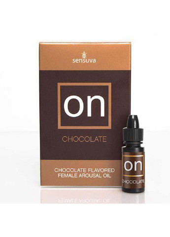 Возбуждающее масло со вкусом шоколада - ON Arousal Oil for Her Chocolate 5 мл Sensuva (256170699)