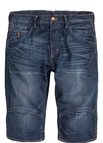 Шорты H&M комбинированные джинсовые