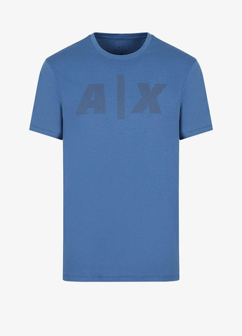 Синяя футболка Armani Exchange