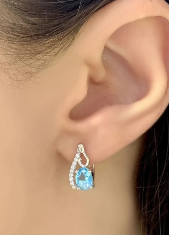 Серьги Silver Flame (152533326)