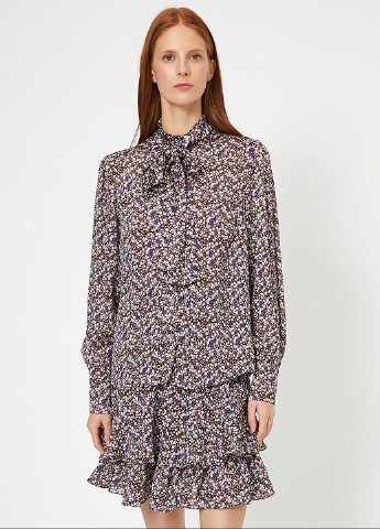 Фиолетовая демисезонная блуза KOTON