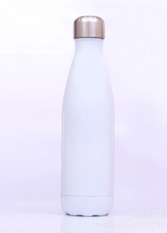 Металева термічна пляшка, 500 мл, біла More (253856173)
