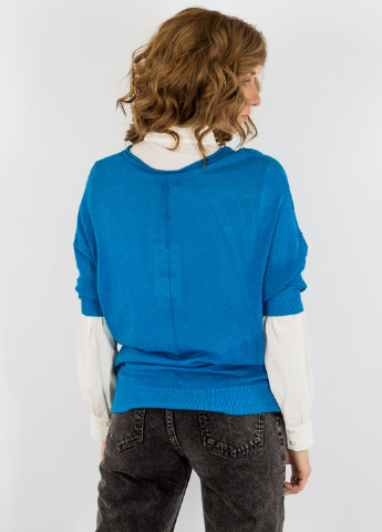 Светло-синий летний пуловер пуловер Vero Moda