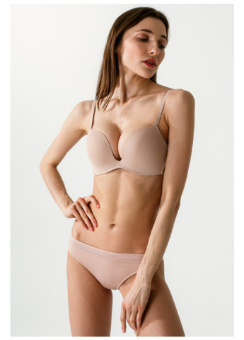 Бежевий бюстгальтер c 3х push-up бежевий elena l1515a Luna