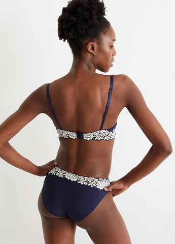 Темно-синій корбей бюстгальтер C&A з кісточками поліамід