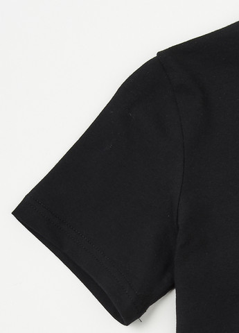 Черная летняя футболка Garnamama