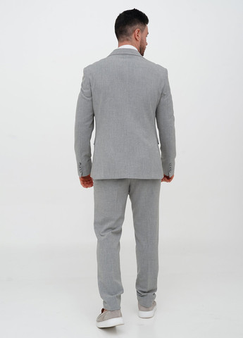 Сірий демісезонний костюм (піджак, штани) брючний Trend Collection