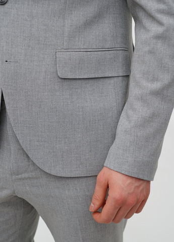 Сірий демісезонний костюм (піджак, штани) брючний Trend Collection