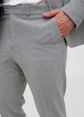 Сірий демісезонний костюм (піджак, штани) брючний Trend Collection