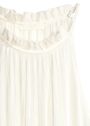 Молочна кежуал плаття, сукня а-силует H&M однотонна