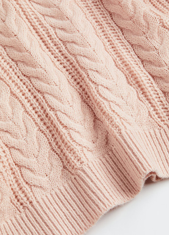 Светло-розовый демисезонный пуловер пуловер H&M