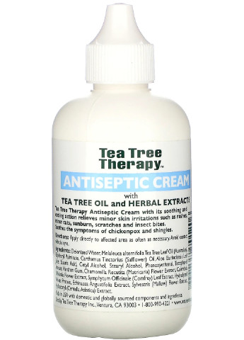 Антисептический крем с маслом чайного дерева и травяными экстрактами, 118 мл Tea Tree Therapy (243683159)