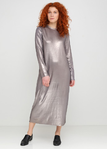 Сріблястий кежуал сукня, сукня Cos однотонна