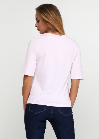 Бледно-розовая летняя футболка Micha