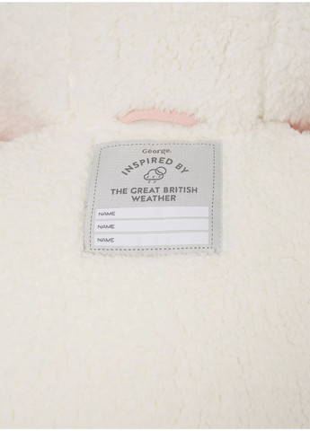 Светло-розовая зимняя куртка George