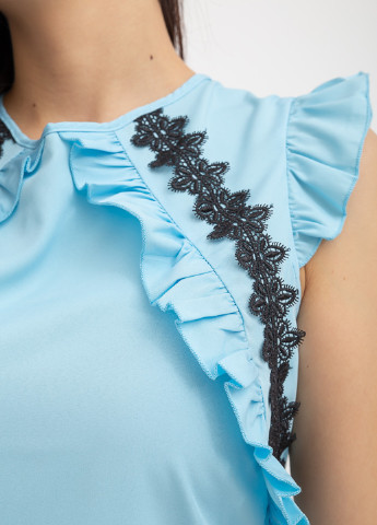 Блакитна кежуал сукня Ager однотонна