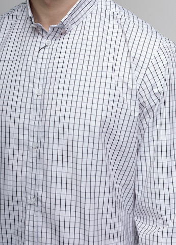 Белая кэжуал рубашка F'91 с длинным рукавом