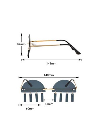Солнцезащитные очки One size Berkani (253023778)