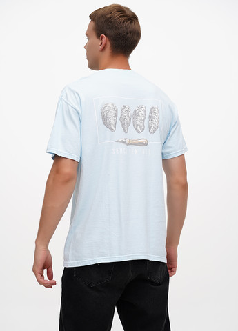 Голубая футболка Comfort Colors