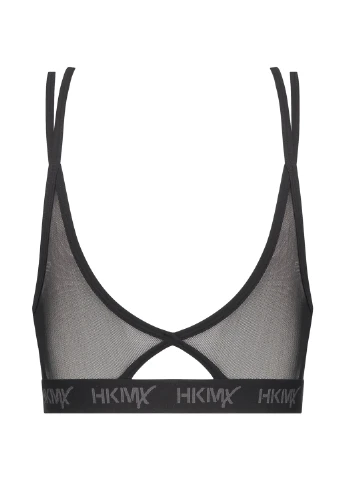 Чорний топ бюстгальтер Hunkemoller без кісточок поліестер