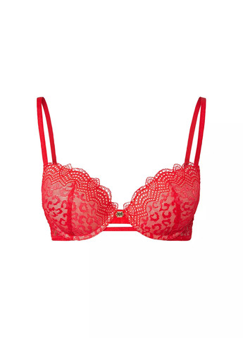 Червоний бюстгальтер Lascana з кісточками поліамід