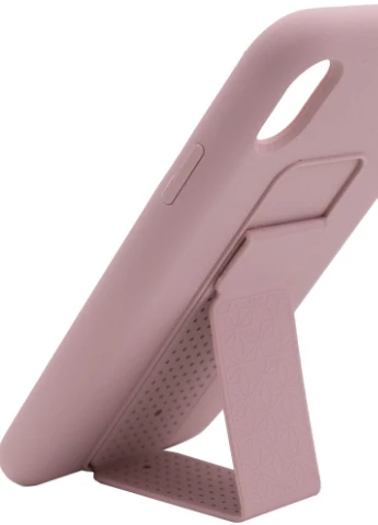 Чехол Silicone Case Hand Holder для Apple iPhone XS Max (6.5') Розовый / Pink Sand (is_00000041594_4) Epik (229725787)