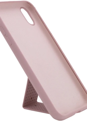 Чехол Silicone Case Hand Holder для Apple iPhone XS Max (6.5') Розовый / Pink Sand (is_00000041594_4) Epik (229725787)