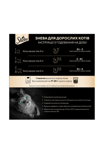 Влажный корм тунец/овощи/лен. масло в соусе, 85 г Sheba (317332420)