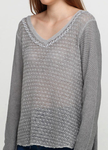 Сірий демісезонний пуловер пуловер New Collection